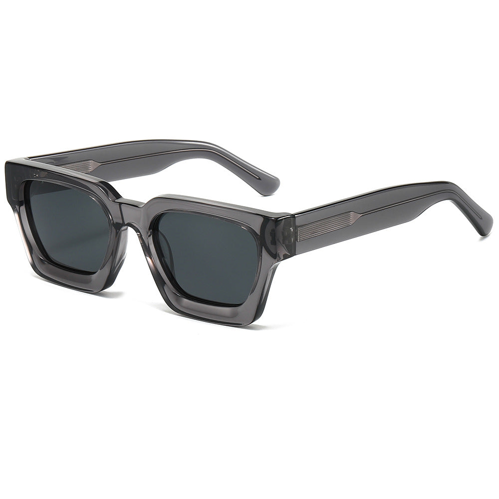 Damen designer Sonnenbrille mit modernem, quadratischem Rahmen und UV-Schutz Brehn