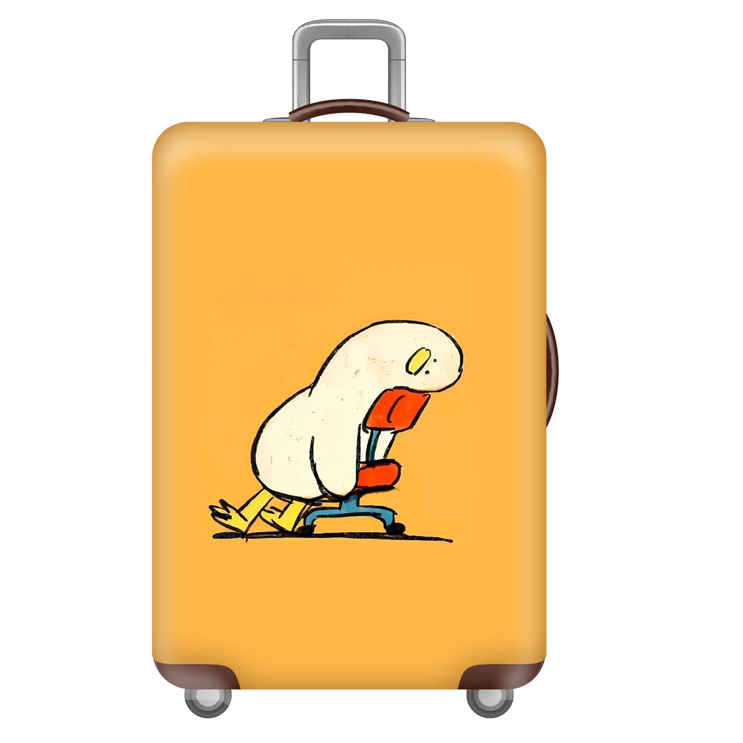 Damen Hartschalenreisekoffer mit kreativem Cartoon-Motiv Brehn