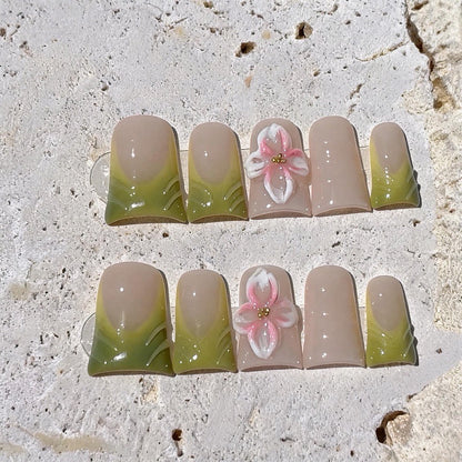Floral Nagelkunst Set