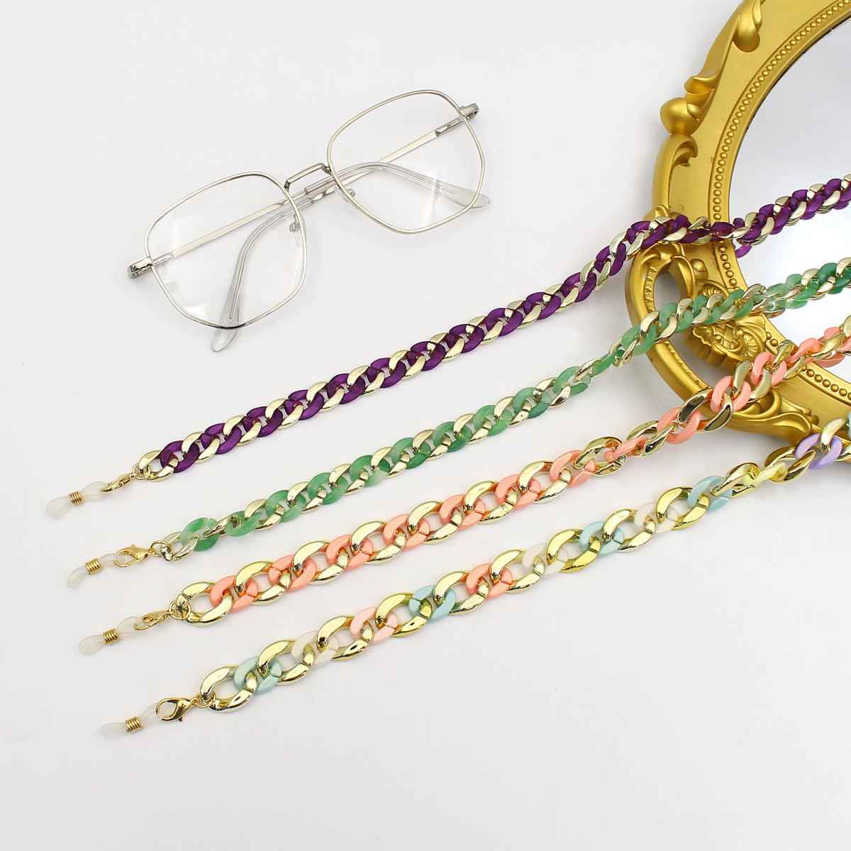 Stylischer Kettenbrillenhalter Brehn