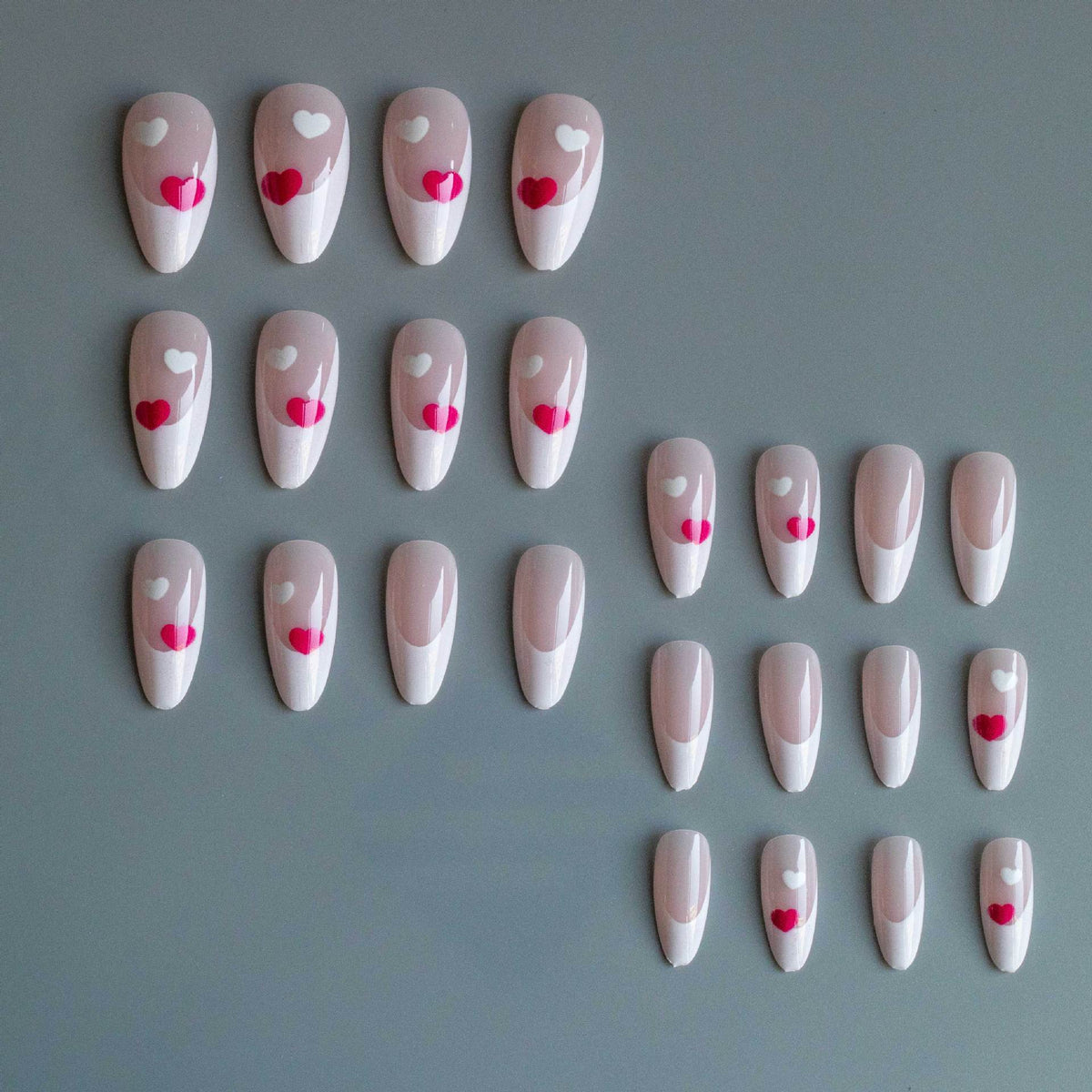 Herz-Themen Stiletto Nagelkunst Kit
