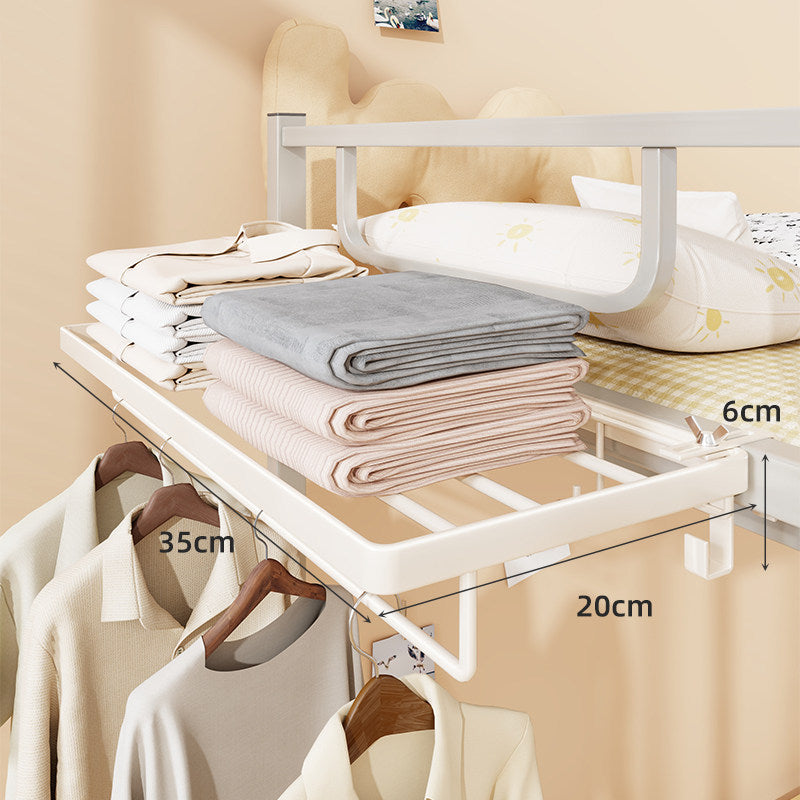 Bettgestell Montierter Ausziehbarer Kleider- und Wäscheschrank mit Ausziehbarer Kleiderstange