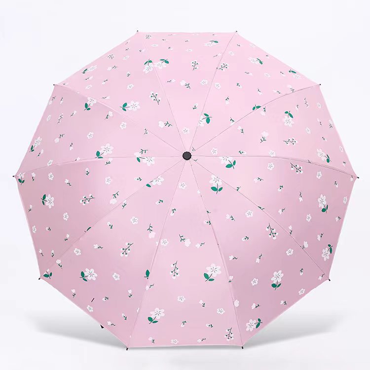 Damen Regenschirm mit floralem Design Brehn