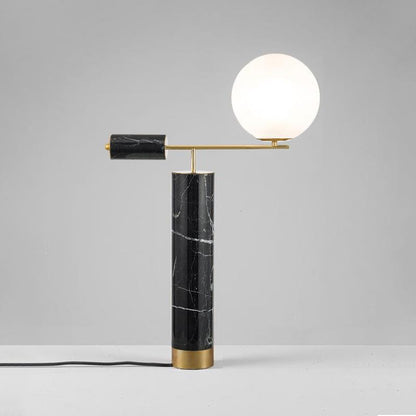 Moderne Minimalistische Tischlampe mit Marmorbasis