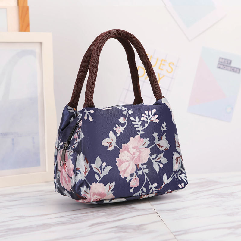 Floral Print Isolierte Lunch-Tragetasche Brehn