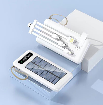 Tragbare Solar-Powerbank mit Schnellladefunktion Brehn