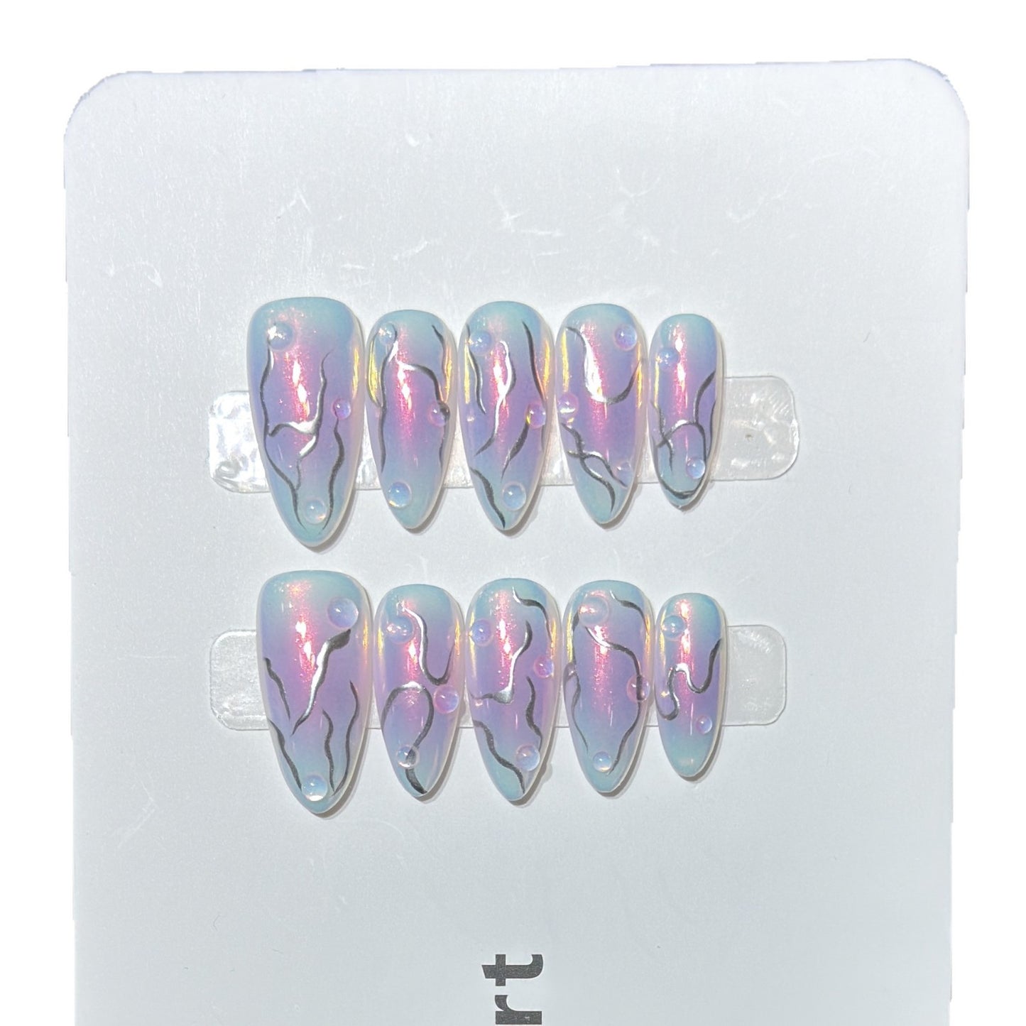 Iridescent Press-On Nagelset Brehn