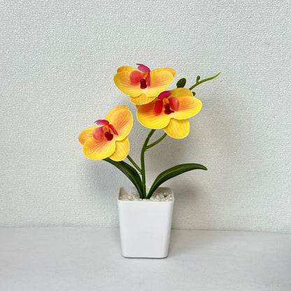 Elegantly Crafted Artificial Orchid Arrangement