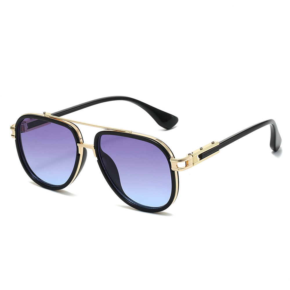 Vintage-inspirierte kräftige geometrische Sonnenbrille Brehn