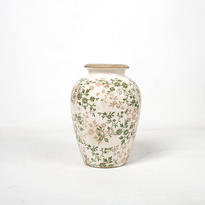 Elegante florale Keramikkaraffe Brehn