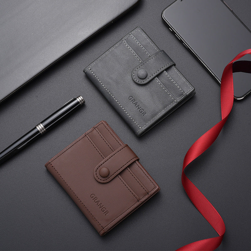 Elegante Leder-Kartenbörse