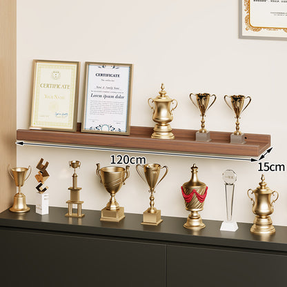 Wandmontierte Schwimmende Display-Regal Lackiertes Hochglanz-MDF
