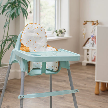 Tragbarer gepolsterter Hochstuhl-Sitzinsert für Babys mit abnehmbarem waschbarem Kissen
