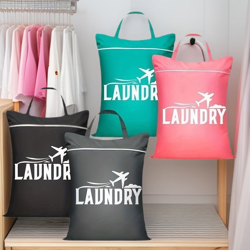 Stylische Wäsche Tasche mit Reißverschluss Brehn