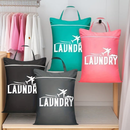 Stylische Wäsche Tasche mit Reißverschluss Brehn