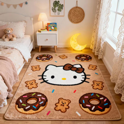 Hello Kitty-Themen Plüsch Fußmatte Brehn