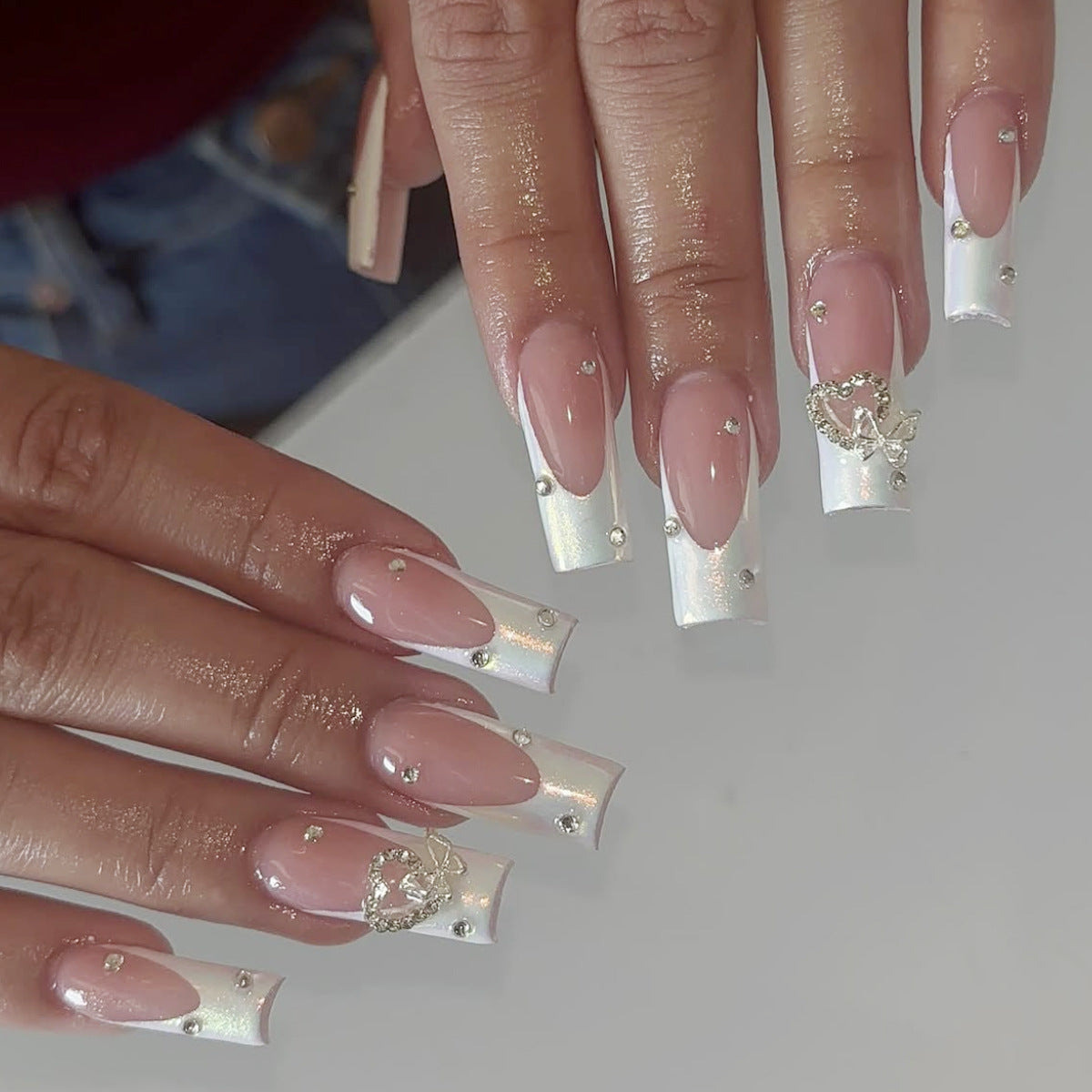 Elegantes 3D Acryl-Nageldesign Brehn