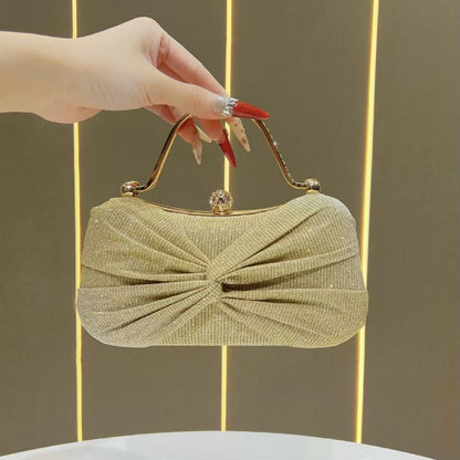 Glamouröse gedrehte Abendhandtasche