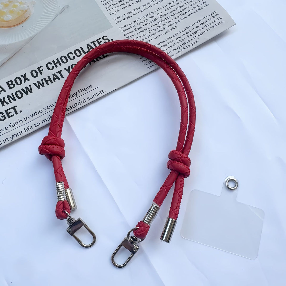 Premium geflochtener Lanyard mit ID-Halter Brehn