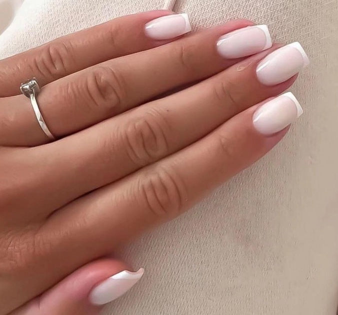 Elegante französische Spitzen-Acryl-Nagelverstärkungen Brehn 1789915301