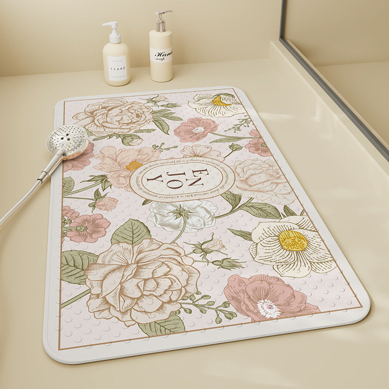 Blumenmuster Badematte Brehn