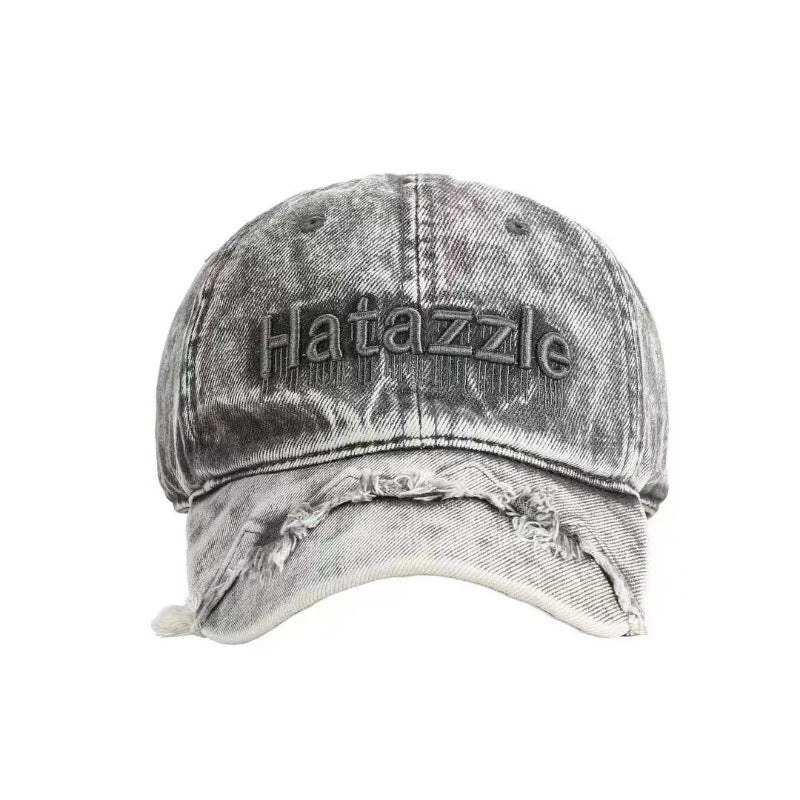 Herren Distressed Denim Baseball Cap Brehn 1784270737