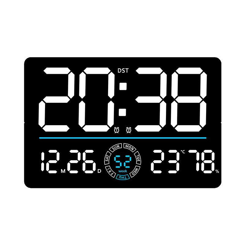 Digitaler Multifunktionswecker mit Hygrometer und Temperaturanzeige Brehn