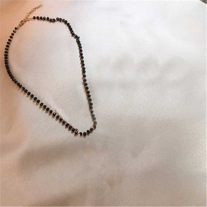 Minimalistische Perlen Choker-Halskette Brehn