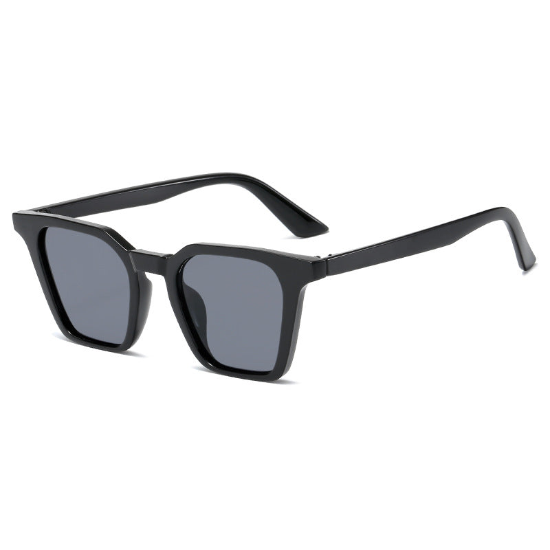 Damen quadratische Sonnenbrille mit markantem Schilddesign und UV-Schutz Brehn