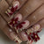 Kreative Florale Nagelverbesserungen Brehn