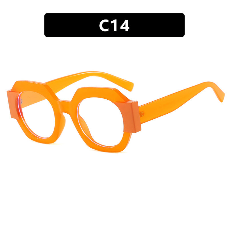 Damen trendige Sonnenbrille im hexagonalen Design Brehn