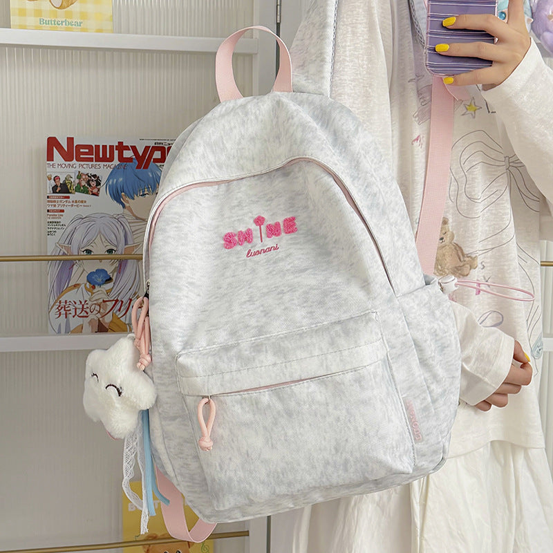 Verspielter Grafikdruck-Rucksack Brehn