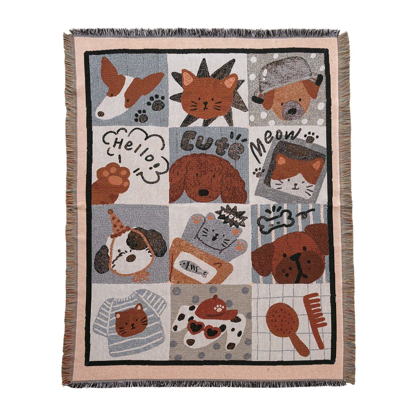 Tiermotiv Kuscheldecke