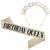 Damen Glitzernde Geburtstagskrone mit festlichem Sash Brehn