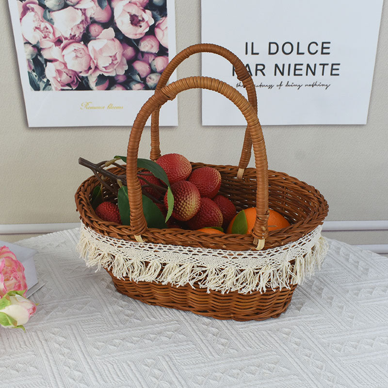 Stylischer Korb Picknickkorb Brehn
