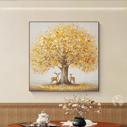 Herbst-Themen-Leinwand-Wandkunst