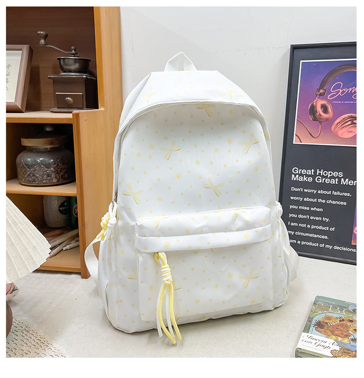 Blumenmuster Wanderrucksack Schule