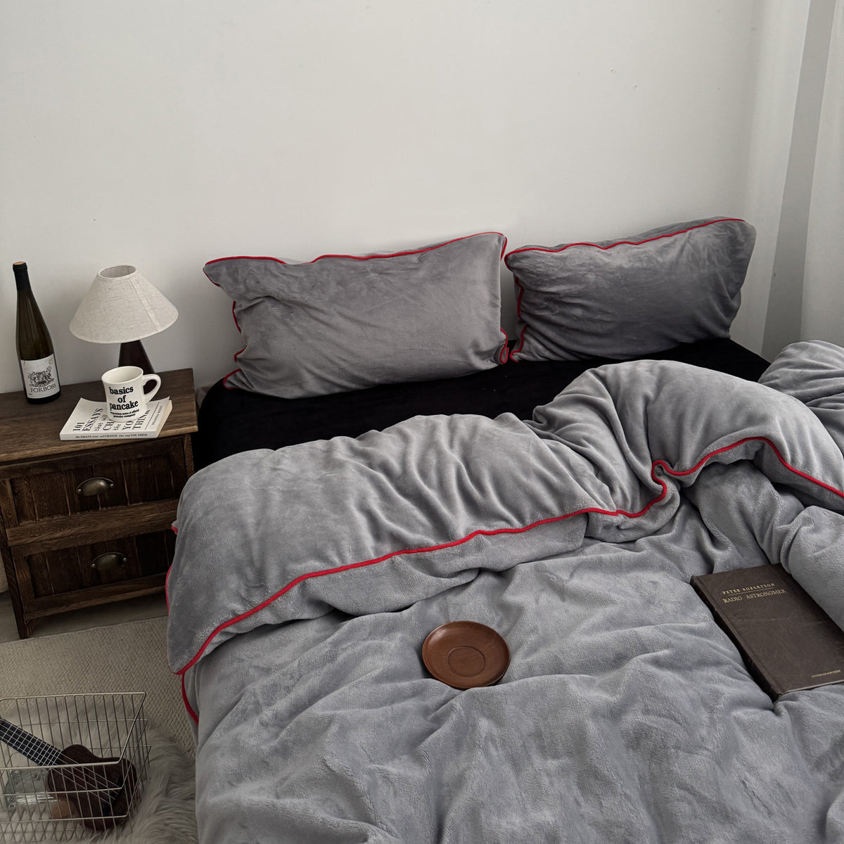 Premium Weiches Plüsch Bettwäsche Set