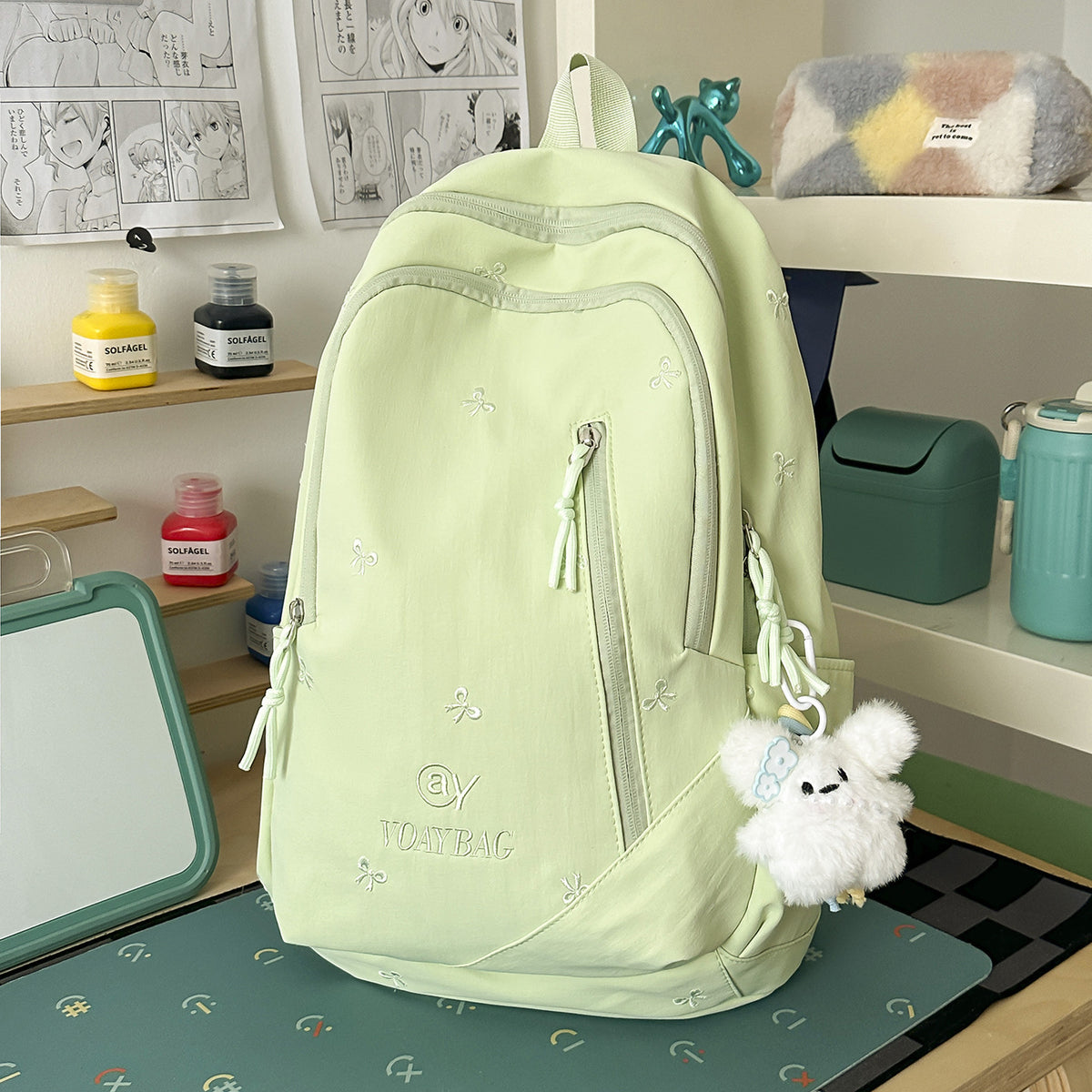 Stylische bestickte Rucksack Brehn 1791205781