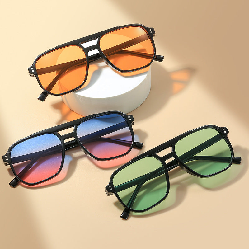 Stylische Breite-Rahmen-Sonnenbrille Brehn