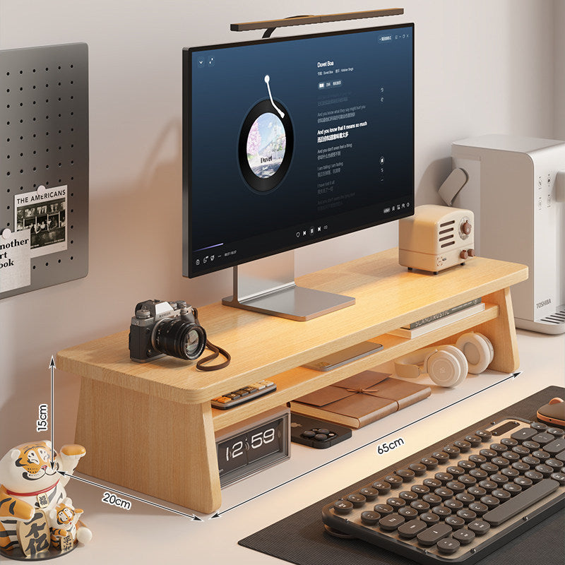 Moderner Holz-Monitorständer mit Stauraum Brehn