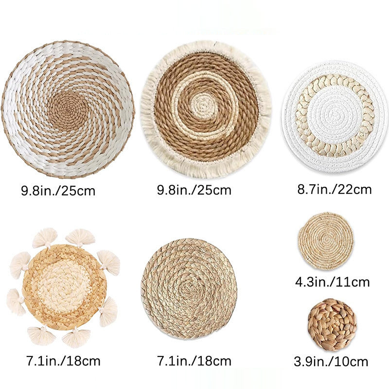 Runde Tischdecke Aus Naturmaterialien Brehn