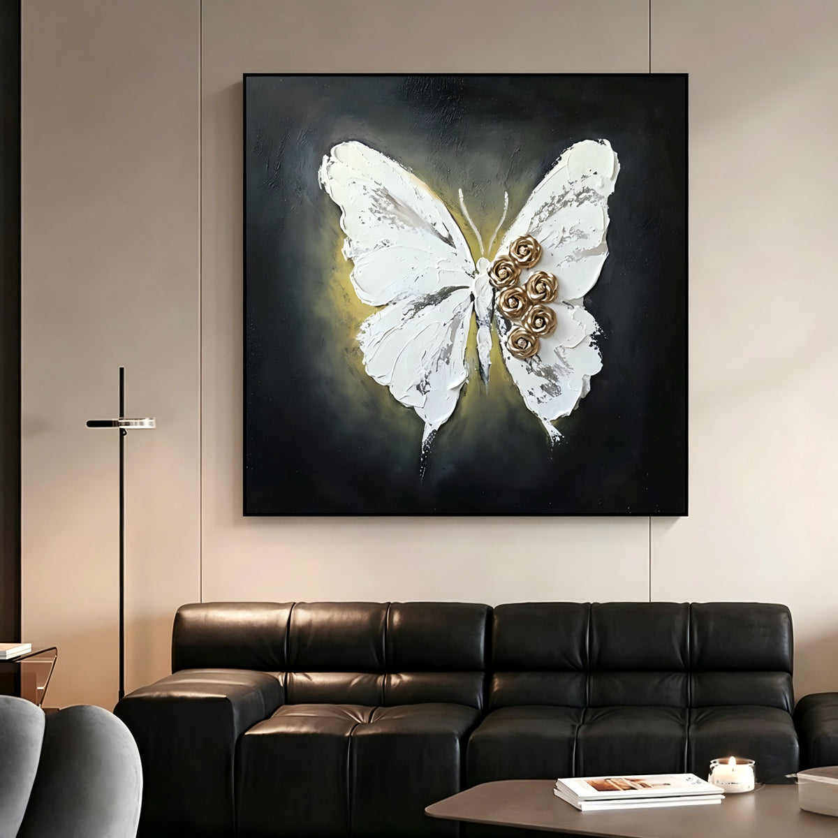 Schmetterling-Themen 3D Leinwand Kunst