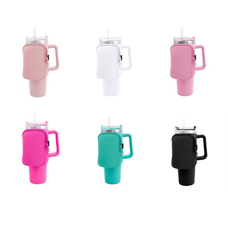 Unisex Getränkehalter mit praktischer Tasche Brehn
