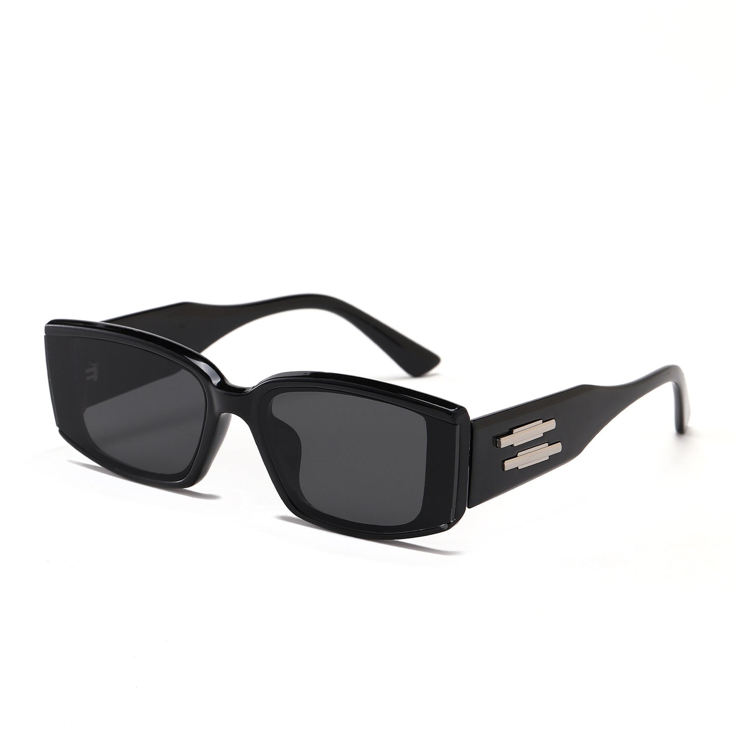 Damen elegante rechteckige Sonnenbrille mit stylischem Acetat-Rahmen Brehn