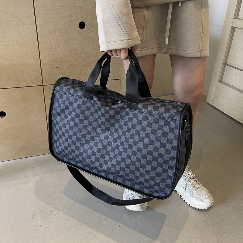 Stylische Schachbrett-Reise-Duffel-Tasche Brehn