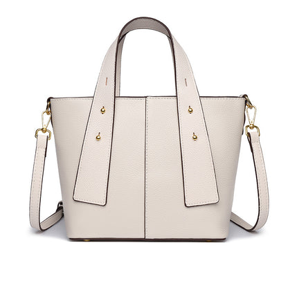Texturiertes veganes Leder Mehrfach-Taschen Tote Brehn