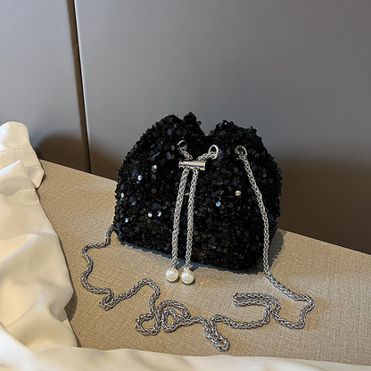 Pailletten Mini Abendtasche