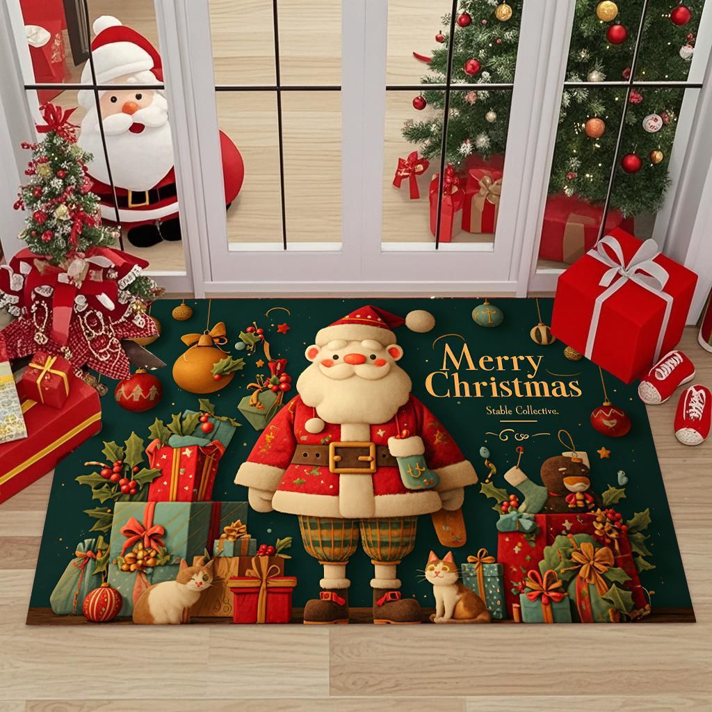 Festlicher, weihnachts thematischer dekorativer Fußmatte Brehn