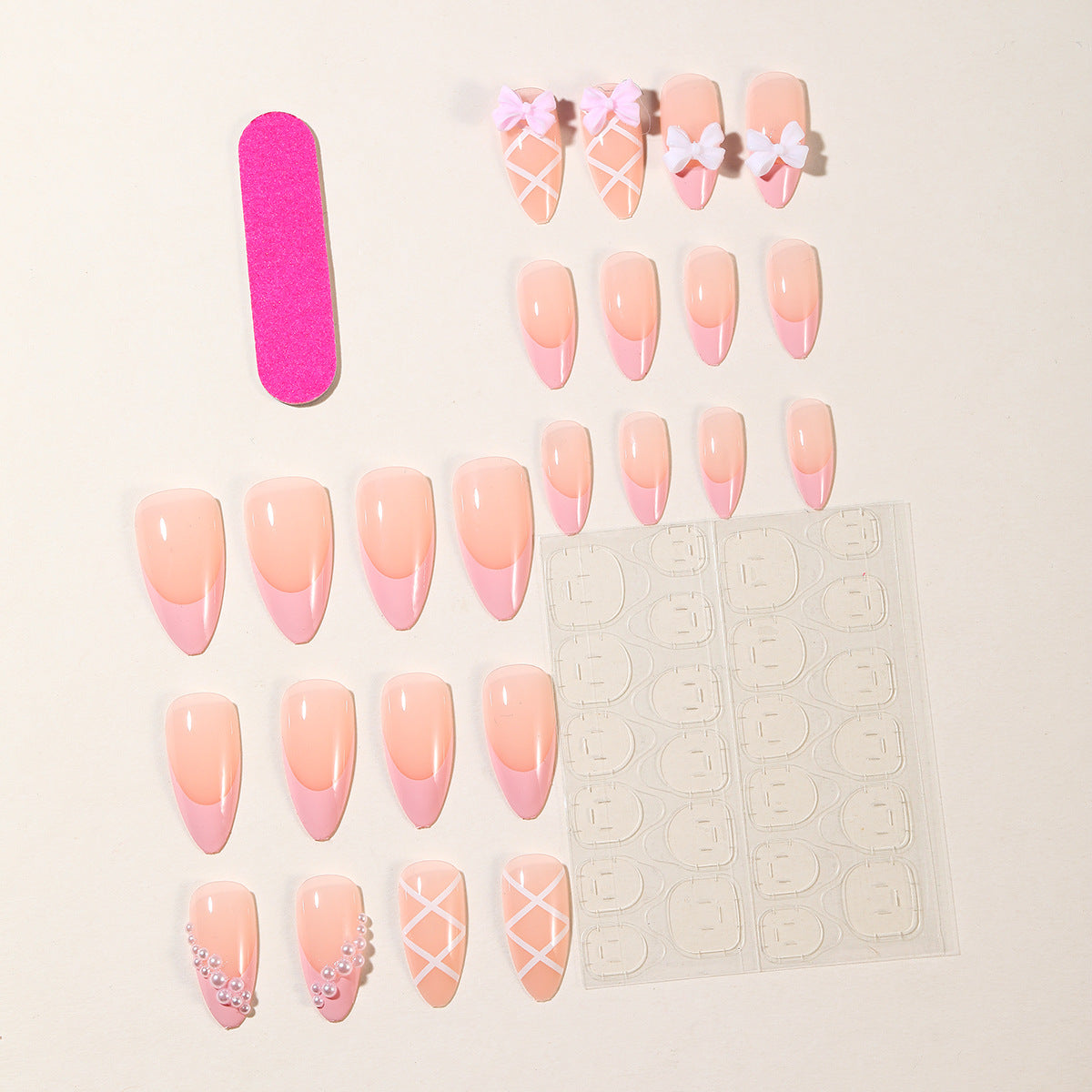 Elegante florale Stiletto-Nagelkunstverlängerungen Brehn